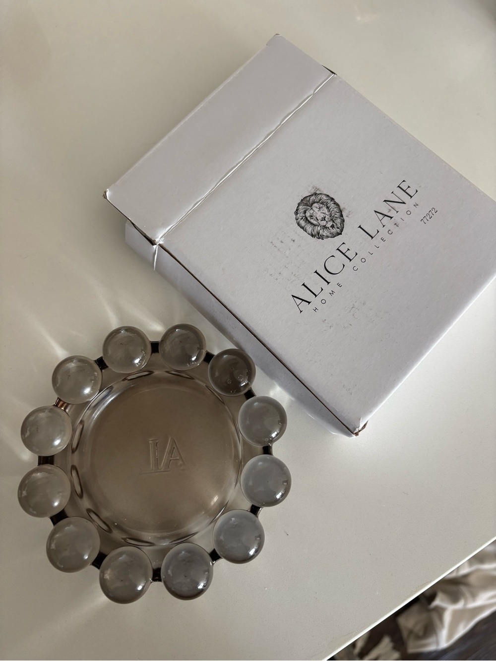 Alice Lane Bubble Candle Dish - Smoke - Picture 2 of 3